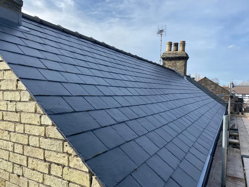 New slate roof by Carl Dunn Building & Roofing, Cambridge
